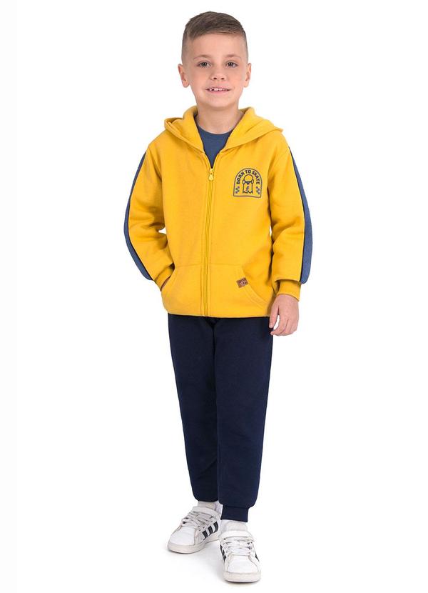 Conjunto Infantil Estampa Skate Amarelo