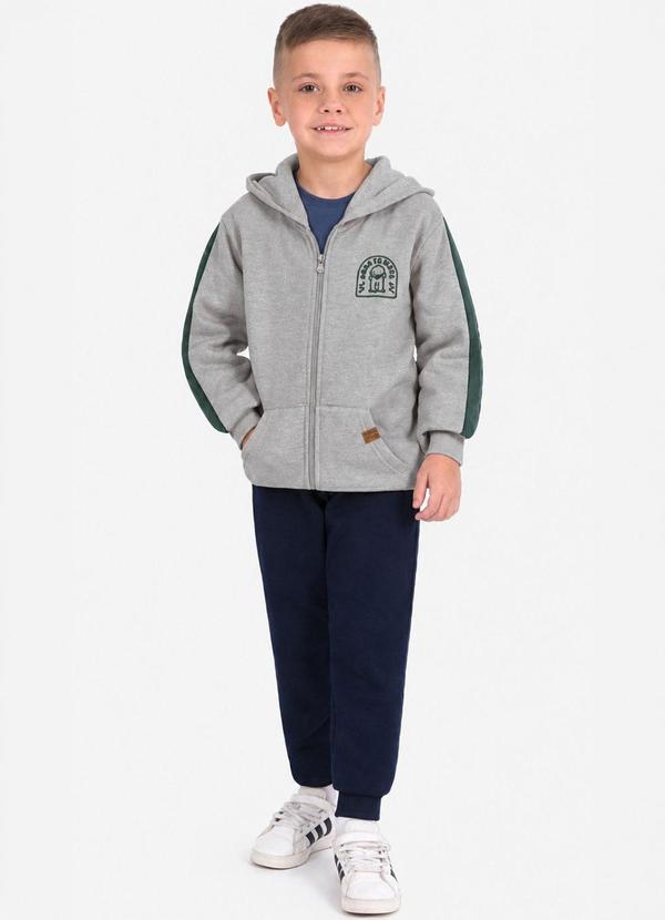 Conjunto Infantil Estampa Skate Cinza