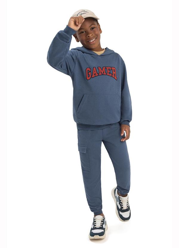 Conjunto Infantil Gamer Azul