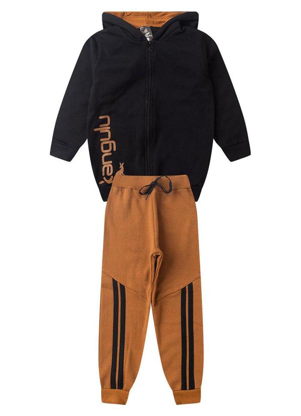 Conjunto Infantil Inverno Básico Kangulu Preto