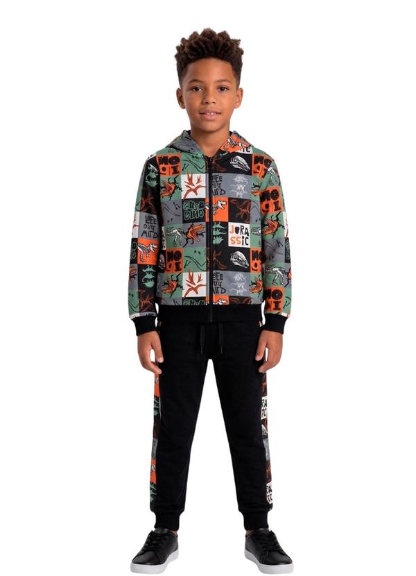 Conjunto Infantil Inverno Jurassic Preto
