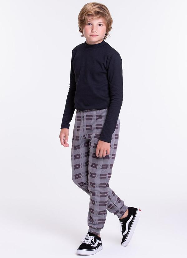 Vista 2 Conjunto Infantil Masculino Preto VIDA COSTEIRA VIDA COSTEIRA