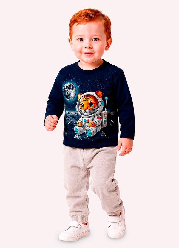 Conjunto Infantil Menino Astronauta Azul