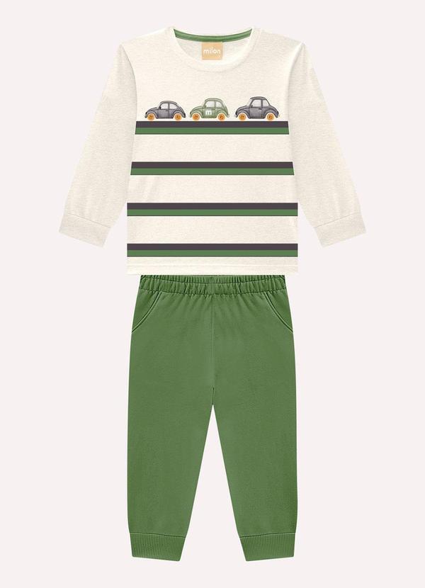 Conjunto Infantil Menino Carrinhos Cinza