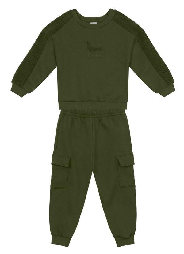 Conjunto Infantil Menino de Cachorrinho Verde
