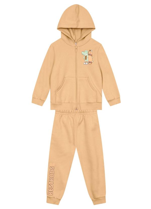 Conjunto Infantil Menino de Jacaré Amarelo
