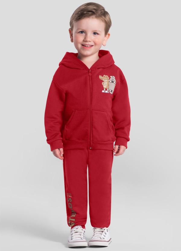 Conjunto Infantil Menino de Jacaré Bordô