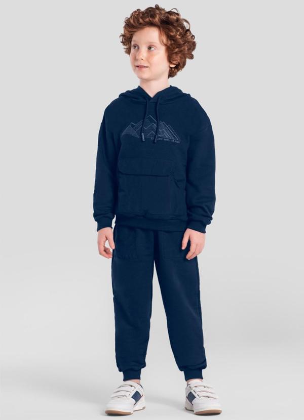 Vista 2 Conjunto Infantil Menino de Montanha Azul Brandili Mundi Brandili Mundi