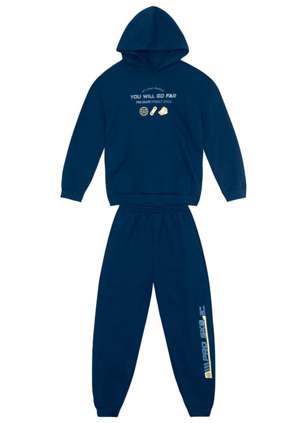 Conjunto Infantil Menino de Skate Azul