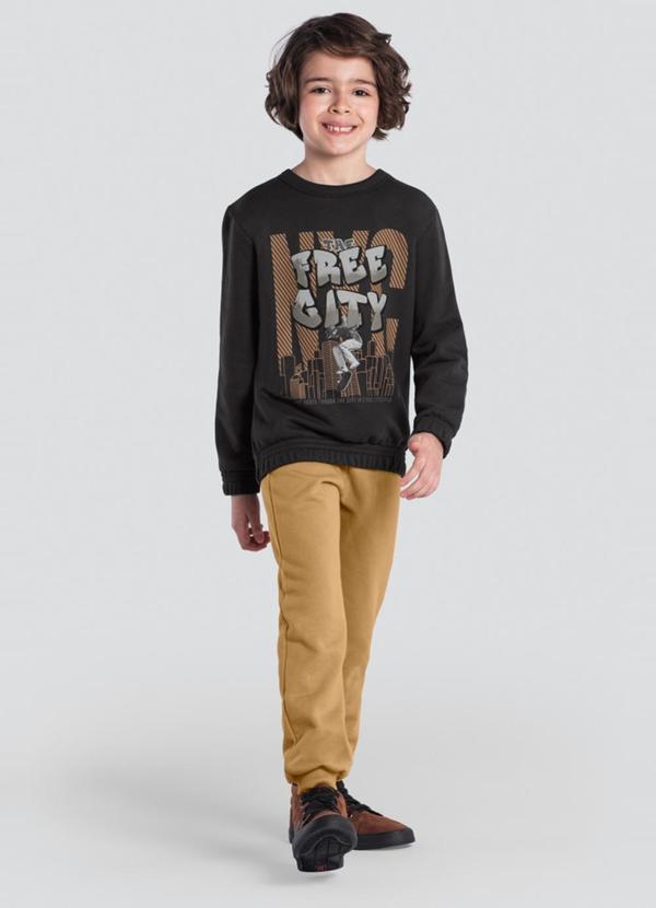 Vista 2 Conjunto Infantil Menino de SkateCinza Brandili Brandili