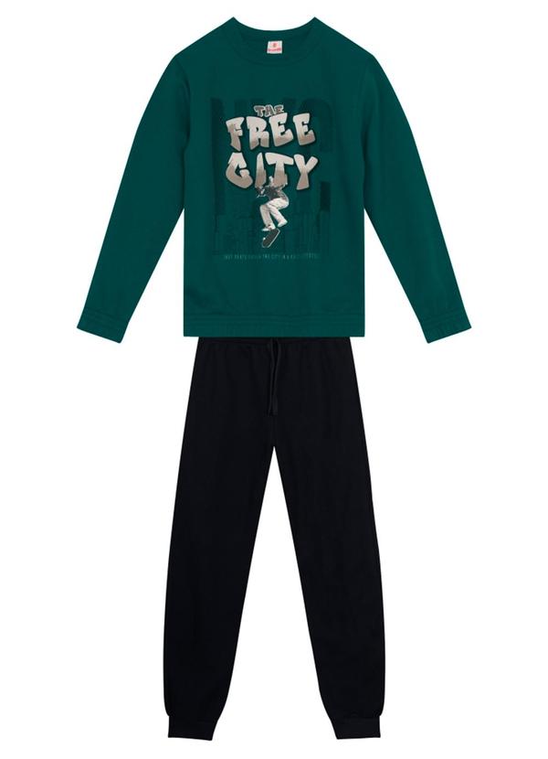 Vista 2 Conjunto Infantil Menino de SkateVerde Brandili Brandili