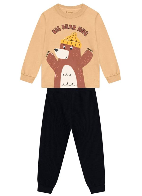 Conjunto Infantil Menino de Ursinho Amarelo