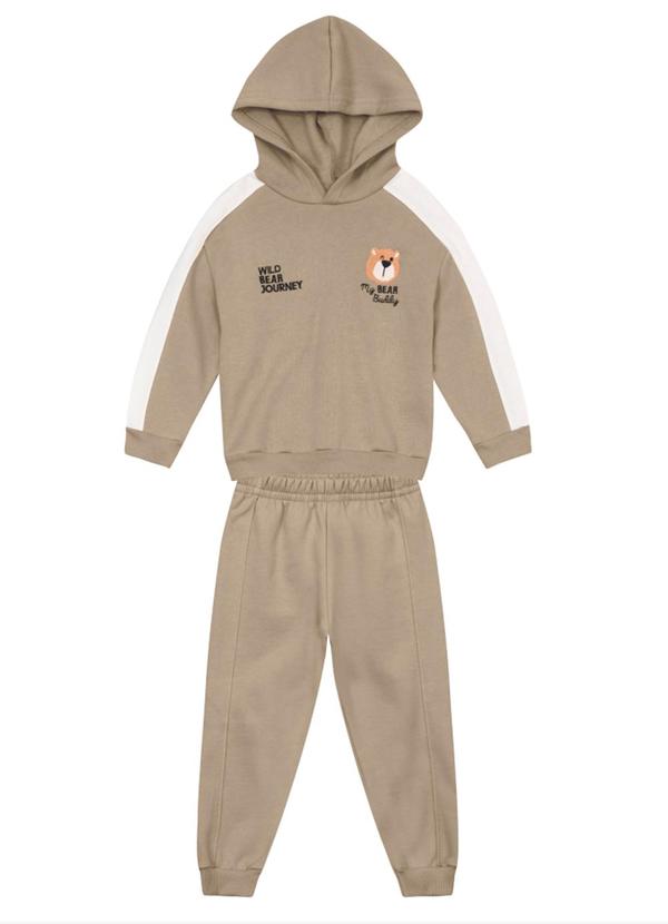Conjunto Infantil Menino de Ursinho Marrom