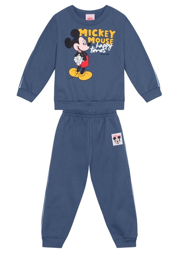 Conjunto Infantil Menino do Mickey Mouse Azul