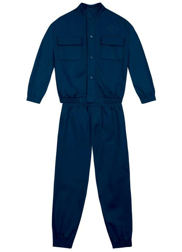 Conjunto Infantil Menino em Moletom Azul