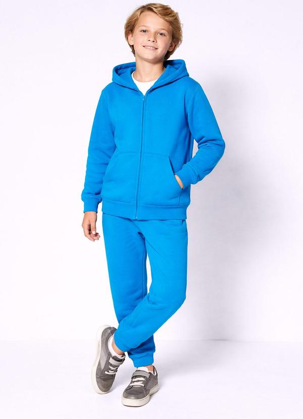 Conjunto Infantil Menino em Moletom Azul