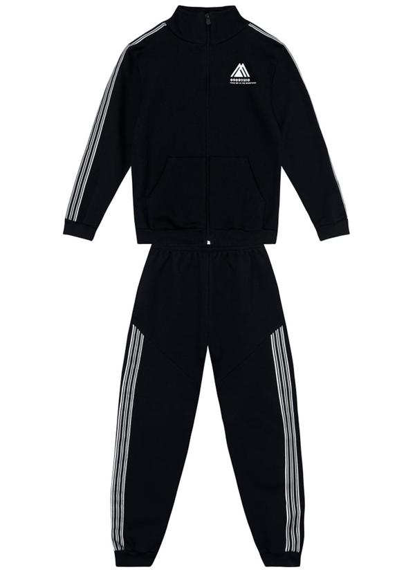 Conjunto Infantil Menino em Moletom Preto