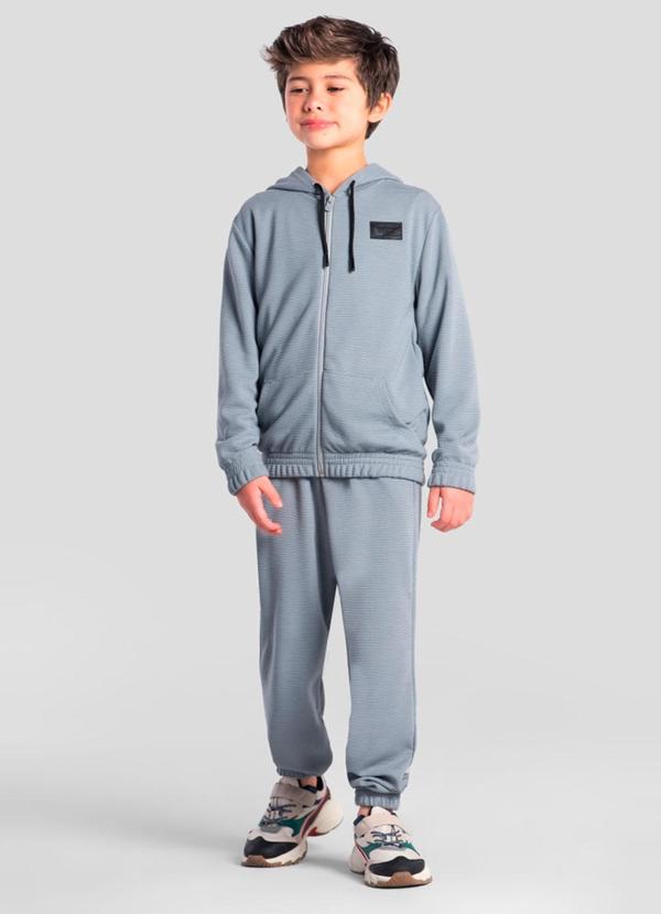Conjunto Infantil Menino em Suedine Marrom