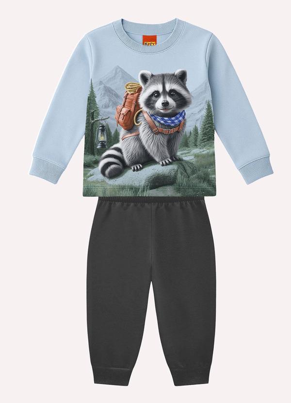 Conjunto Infantil Menino Estampa Azul
