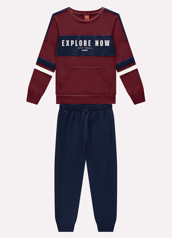 Conjunto Infantil Menino Estampa Vermelho