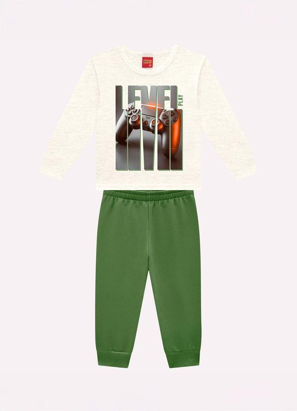 Conjunto Infantil Menino Game Cinza
