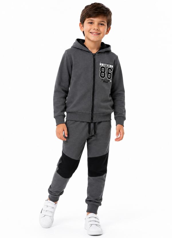 Conjunto Infantil Menino Game On Inverno Chumbo
