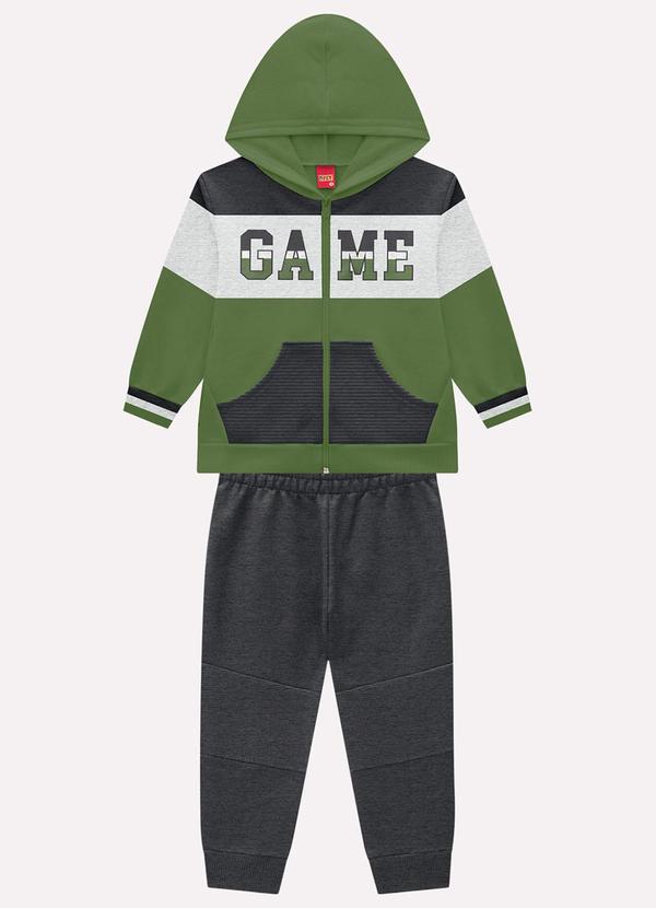 Conjunto Infantil Menino Game Verde