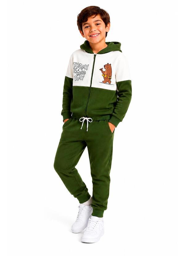 Conjunto Infantil Menino Good Day Verde Militar