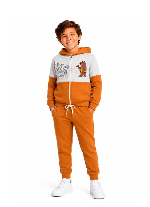 Conjunto Infantil Menino Inverno Good Day Caramelo