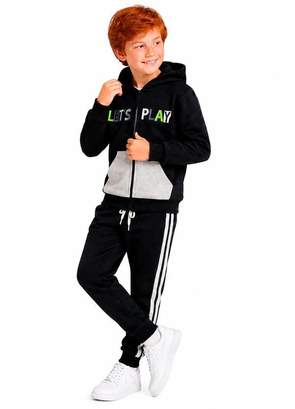 Conjunto Infantil Menino Inverno Let'S Play Preto