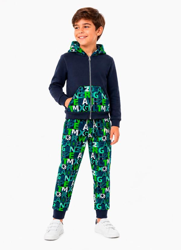 Conjunto Infantil Menino Kangulu Azul Marinho