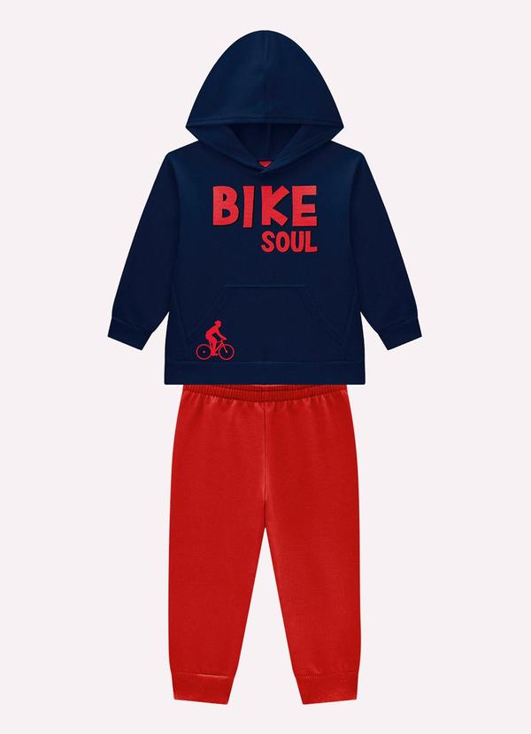 Conjunto Infantil Menino Lettering Azul