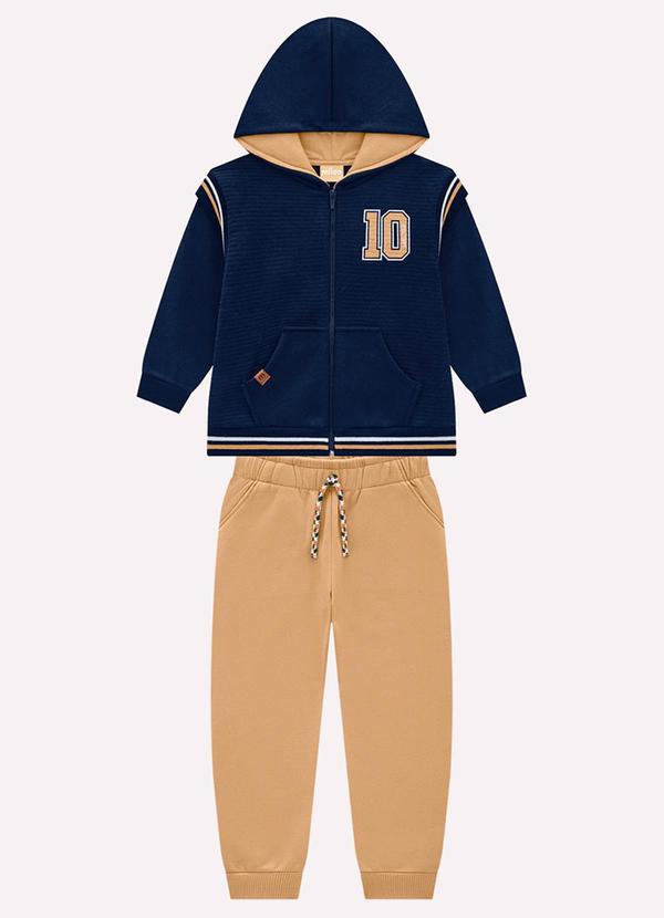 Conjunto Infantil Menino Lettering Azul