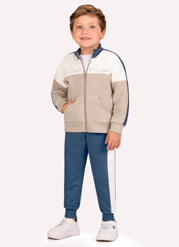 Conjunto Infantil Menino Lettering Branco