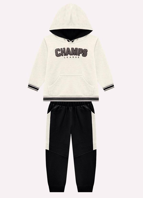 Conjunto Infantil Menino Lettering Cinza