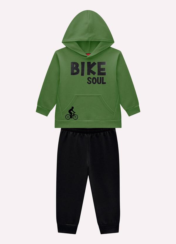 Conjunto Infantil Menino Lettering Verde