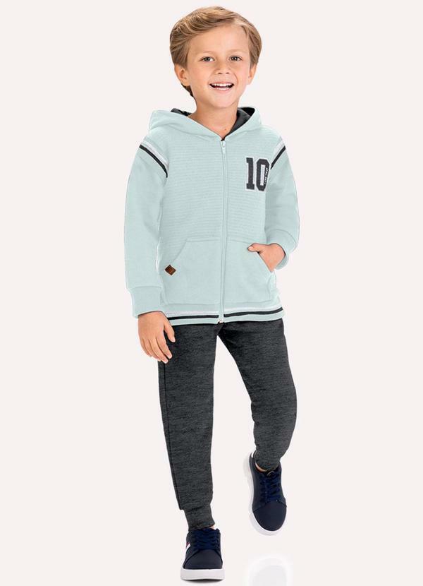 Conjunto Infantil Menino Lettering Verde