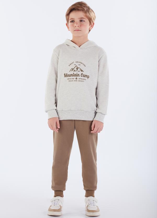 Conjunto Infantil Menino Moletom Mescla