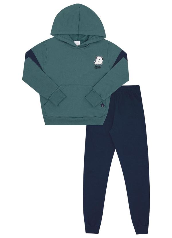 Conjunto Infantil Menino Moletom Verde