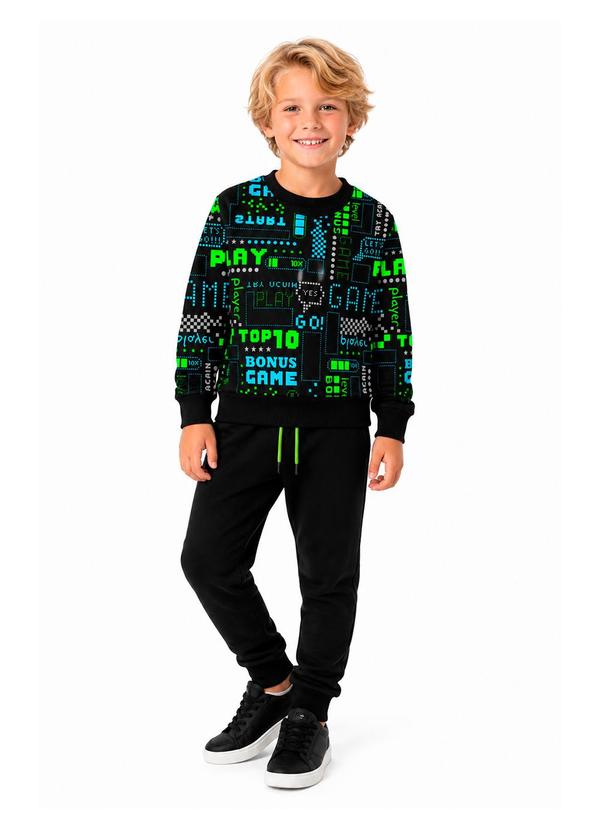 Conjunto Infantil Menino Play Kangulu Preto