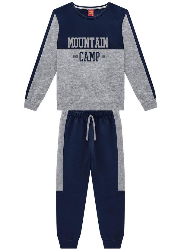 Conjunto Infantil Menino Recortes Cinza