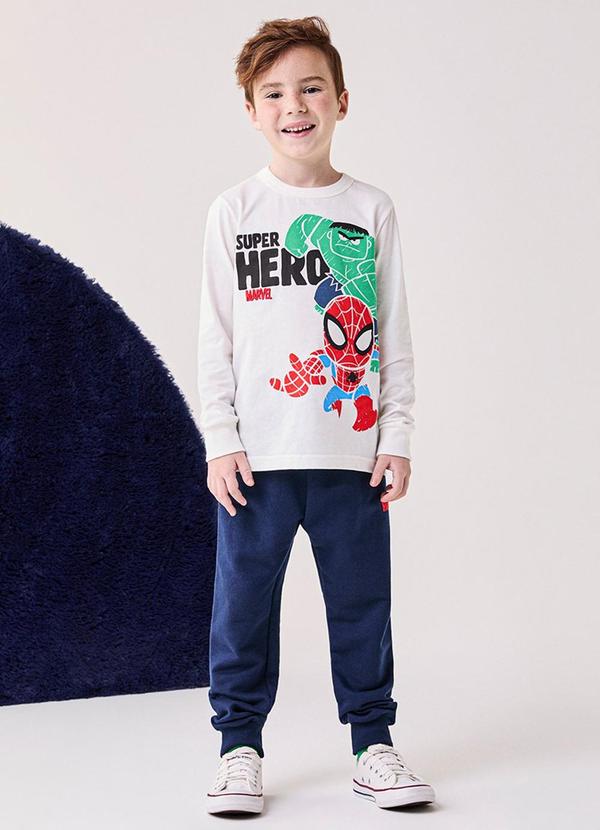 Conjunto Infantil Menino Super Hero Marvel Rosa