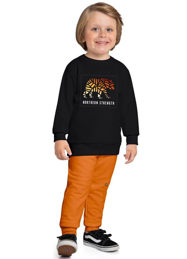Vista 2 Conjunto Infantil Menino Urso Preto Kyly Kyly