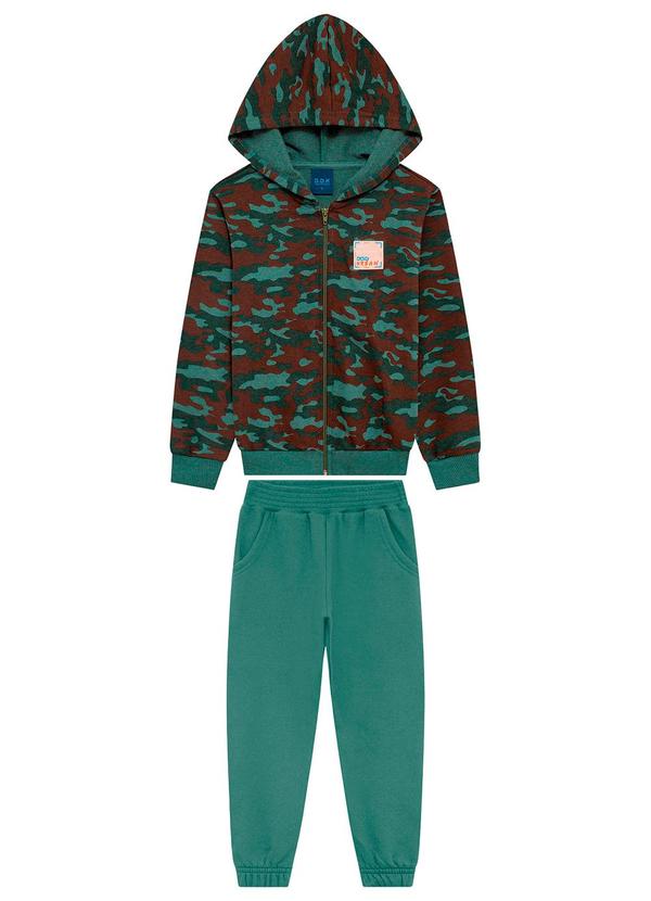 Conjunto Infantil Térmico Moletom Verde