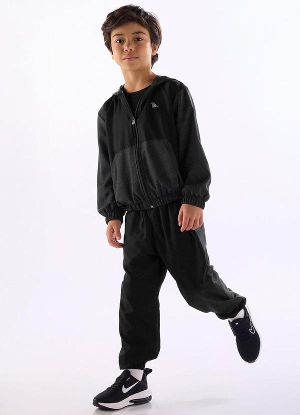 Conjunto Jaqueta Calça Esportiva Preto