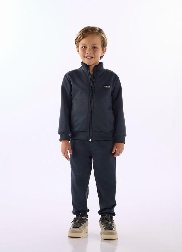 Conjunto Jaqueta Calça Fleece Cinza