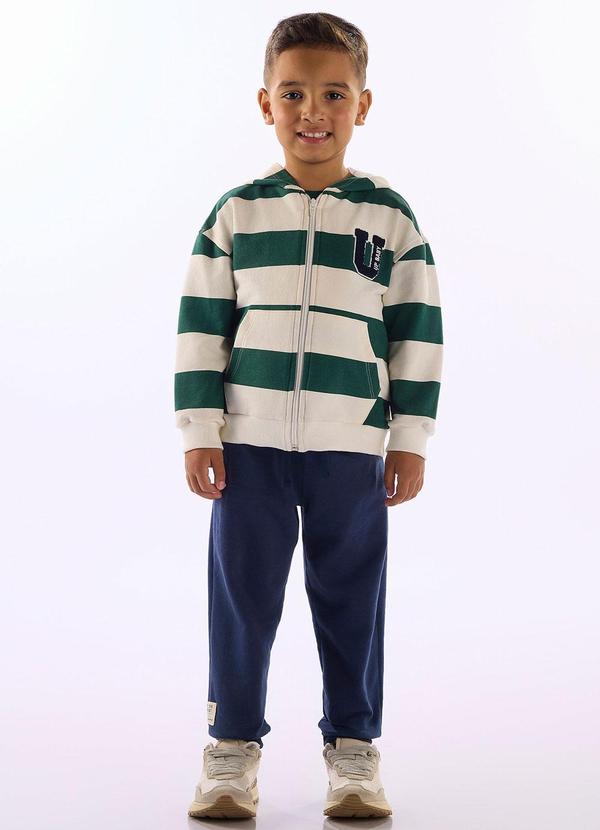 Conjunto Jaqueta Calça Molecotton Azul