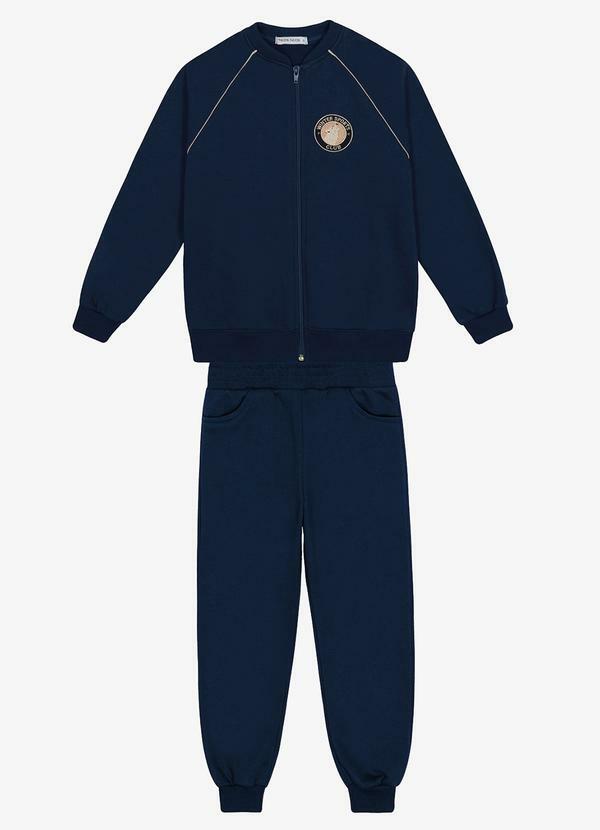Conjunto Jaqueta com Calca Azul