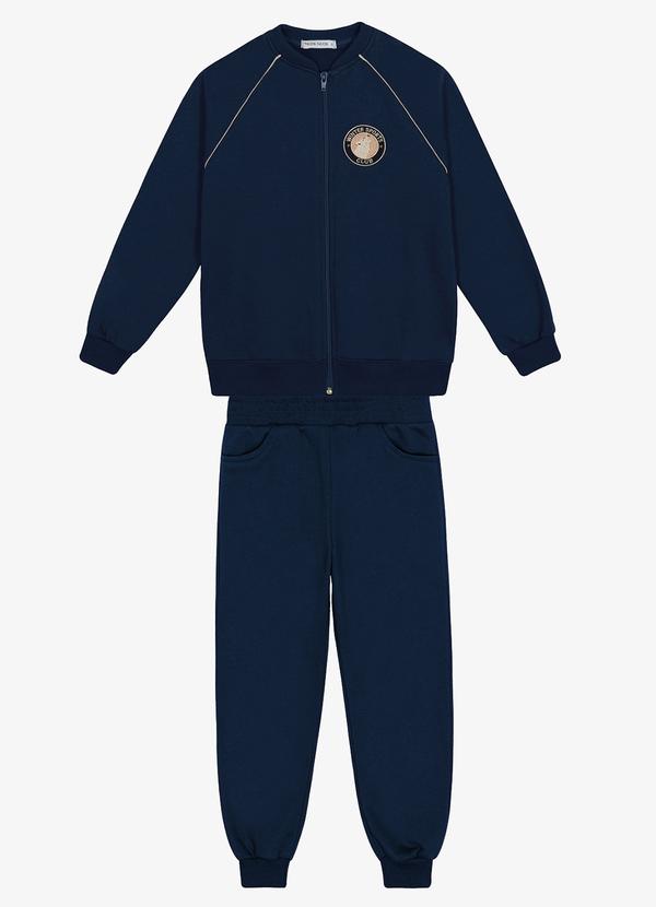 Conjunto Jaqueta com Calça Azul
