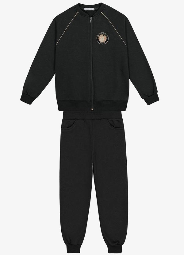 Conjunto Jaqueta com Calca Preto